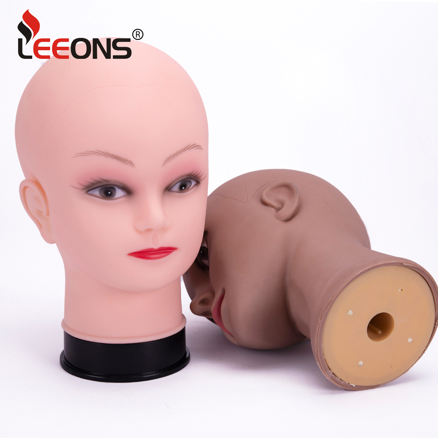 Female Bald Mannequin Head With Stand Holder Afro ..